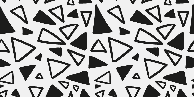 Abstract Triangular geometric vinyl carpet - TenStickers