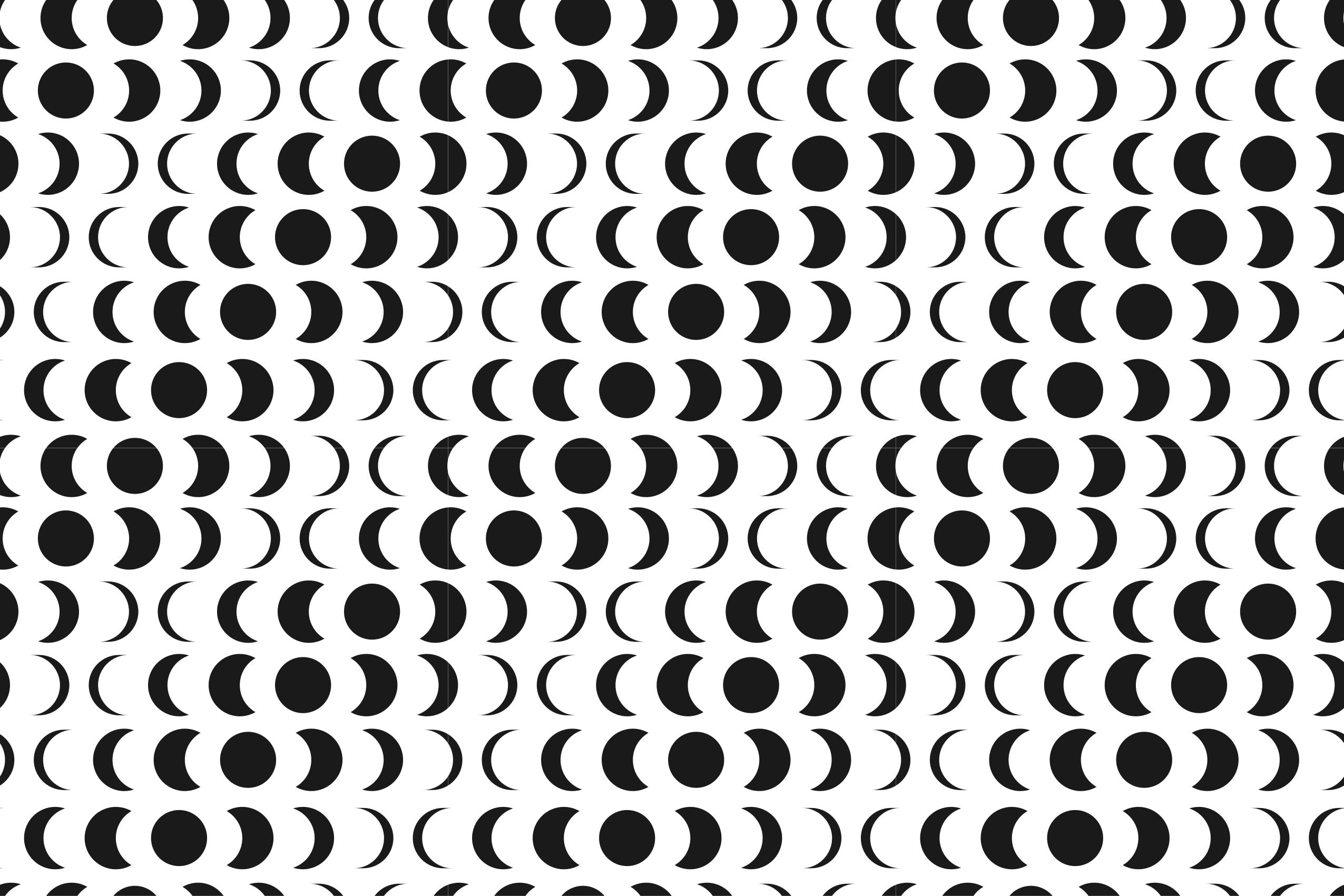 Monochrome Semicircles geometric vinyl carpet - TenStickers