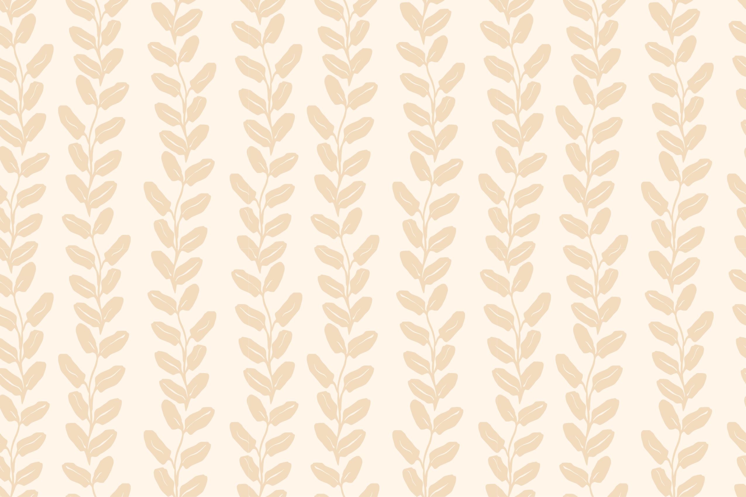 Botanical pattern floral vinyl carpet - TenStickers