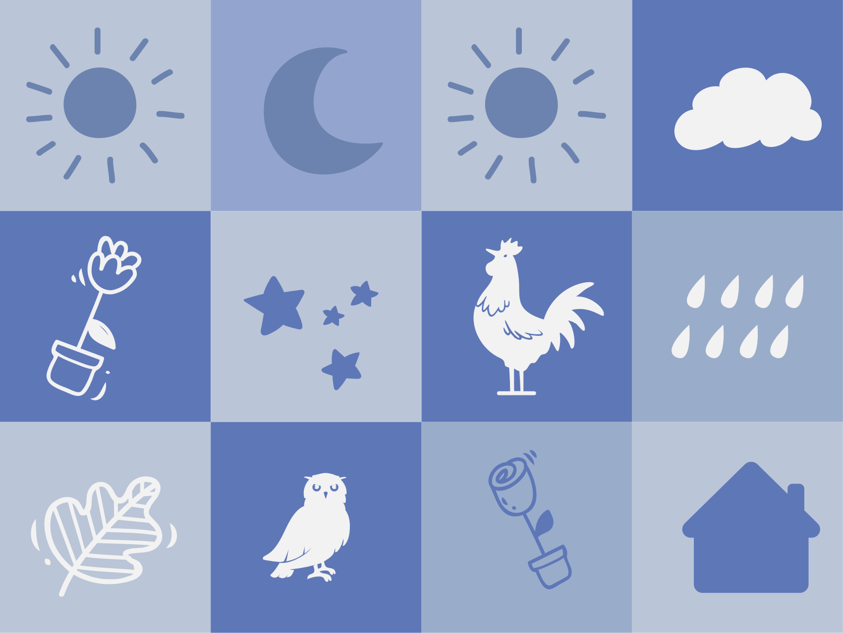 Nursery Checkerboard kids vinyl carpet - TenStickers