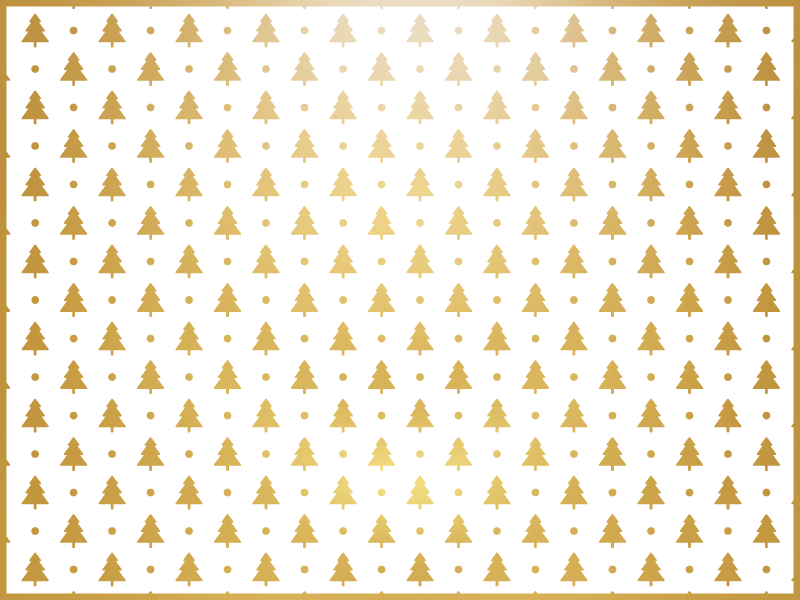 Festive Tree Pattern Christmas vinyl carpet - TenStickers