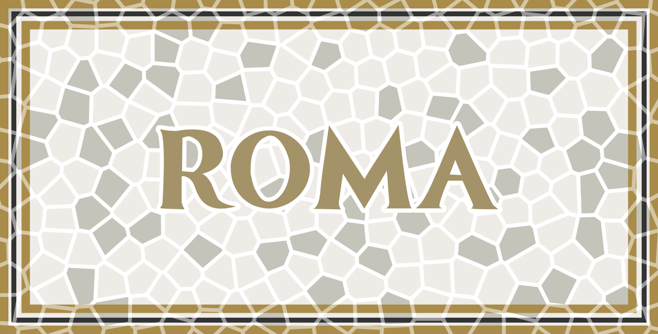 Personalized Roma custom vinyl carpet - TenStickers