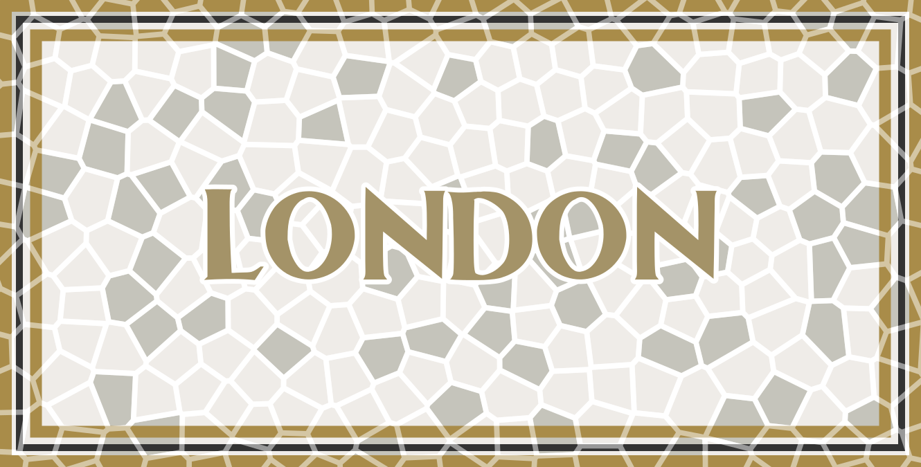 LONDON MOSAIC mosaic vinyl carpet - TenStickers