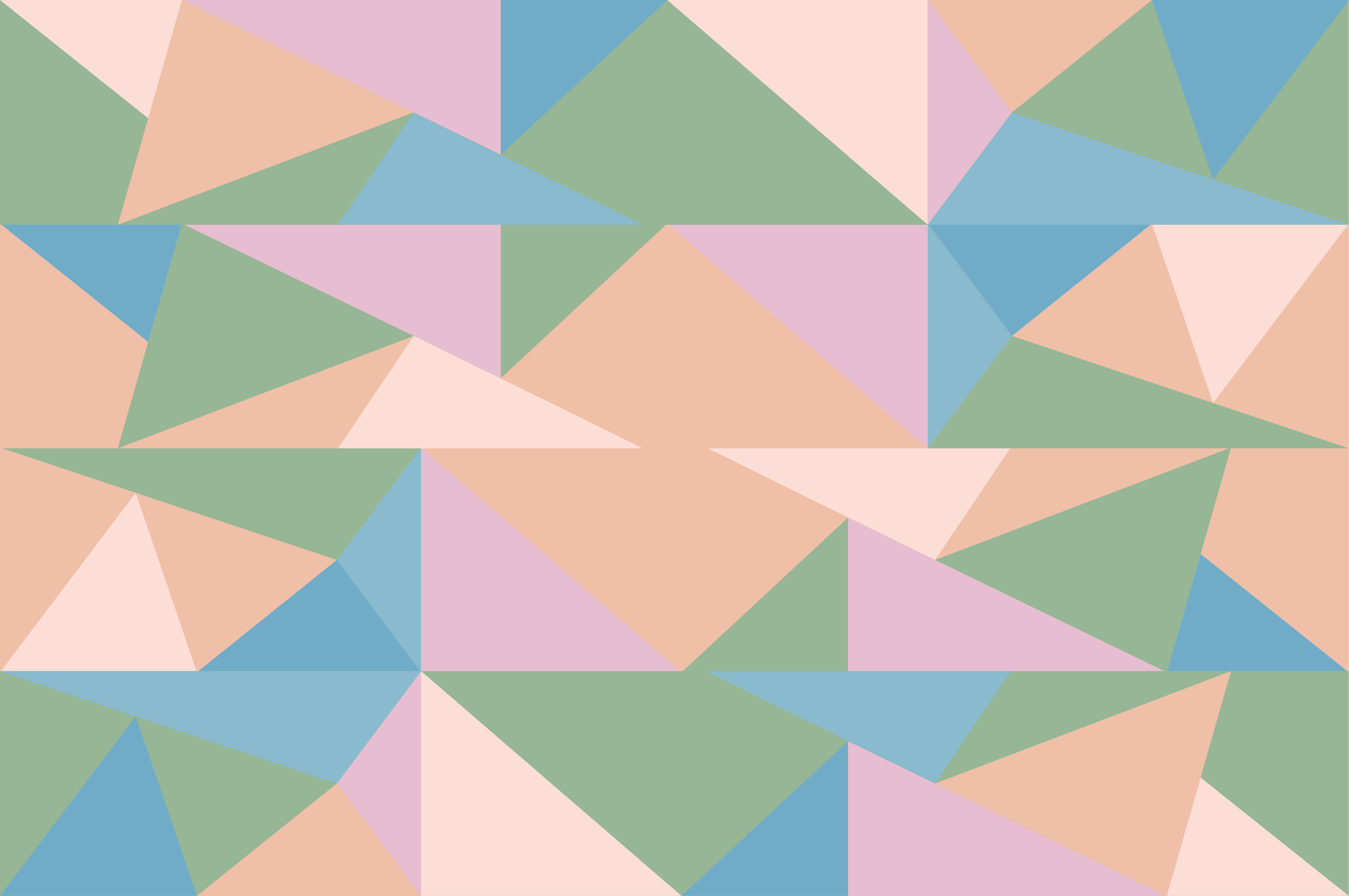 Pastel Triangles geometric vinyl carpet - TenStickers