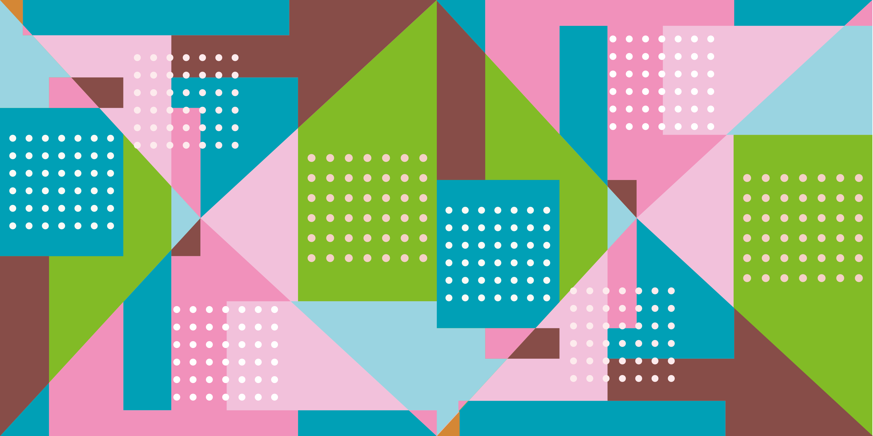 Geometric Shapes Fusion geometric vinyl carpet - TenStickers