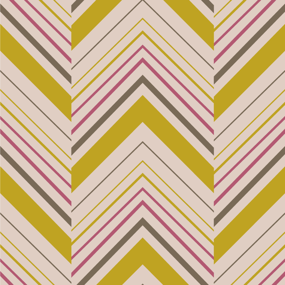Chevron Stripes striped vinyl carpet - TenStickers