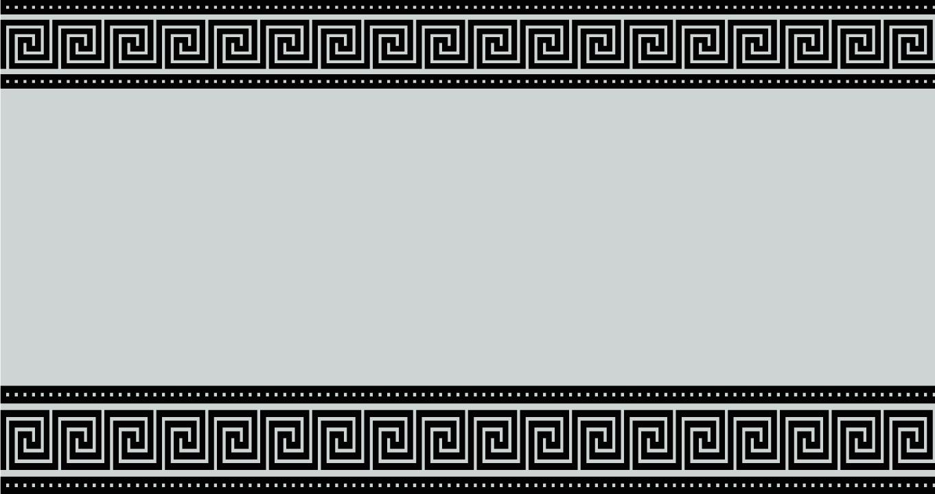 Greek Fret Border geometric vinyl carpet - TenStickers