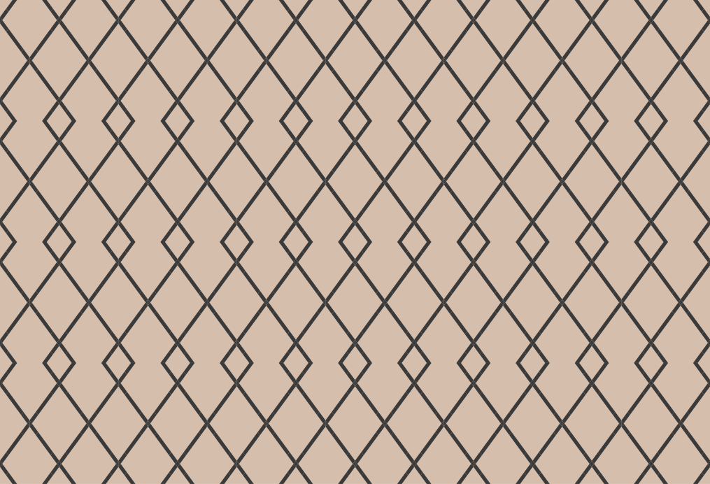 Graceful Diamond Motif geometric vinyl carpet - TenStickers