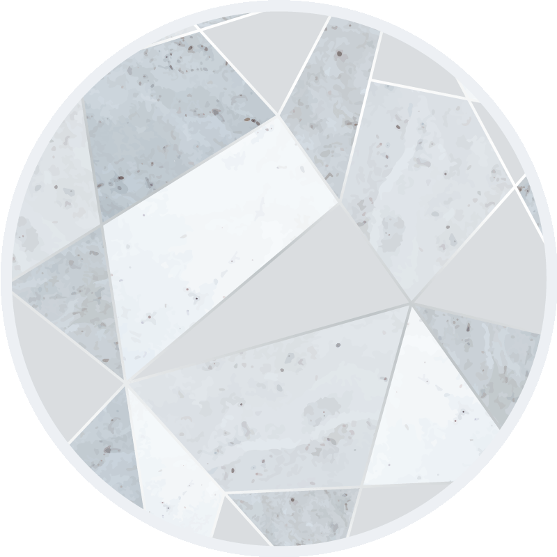Marble geometric marble vinyl carpet - TenStickers