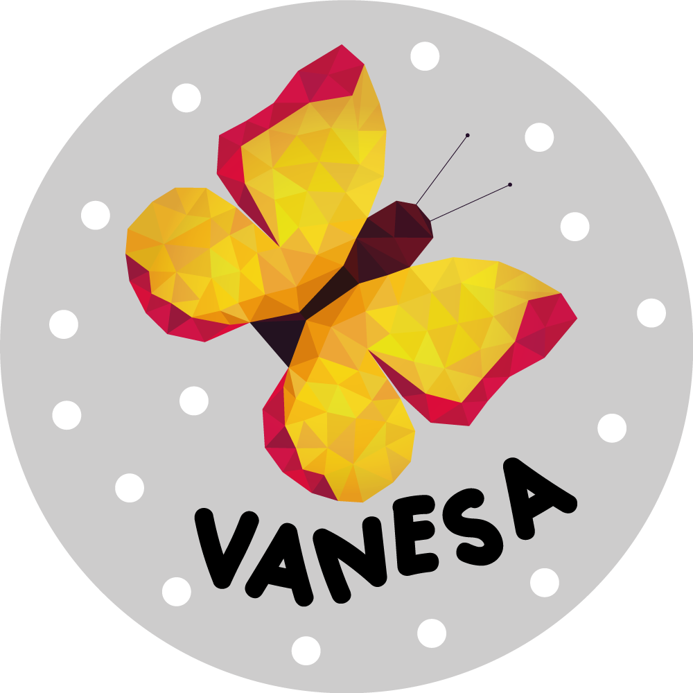 Personalized Butterfly custom vinyl carpet - TenStickers