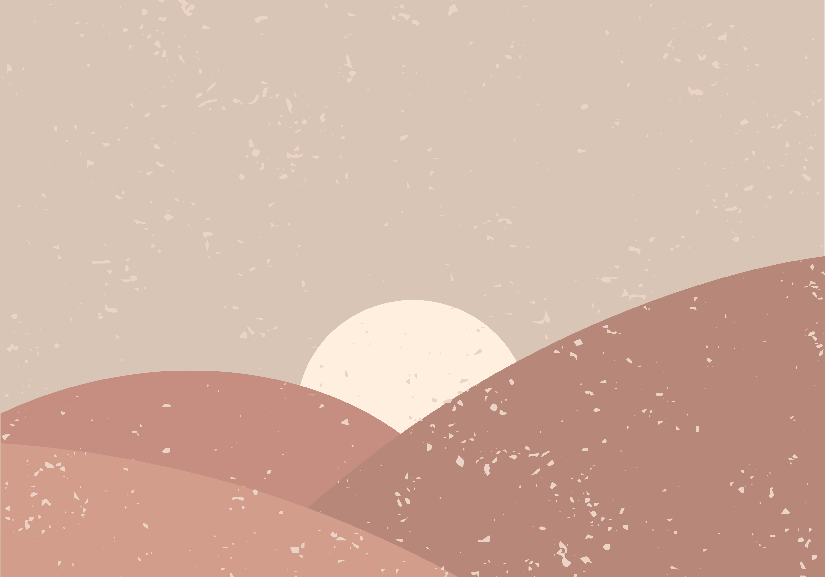 Abstract Landscape minimalist vinyl carpet - TenStickers