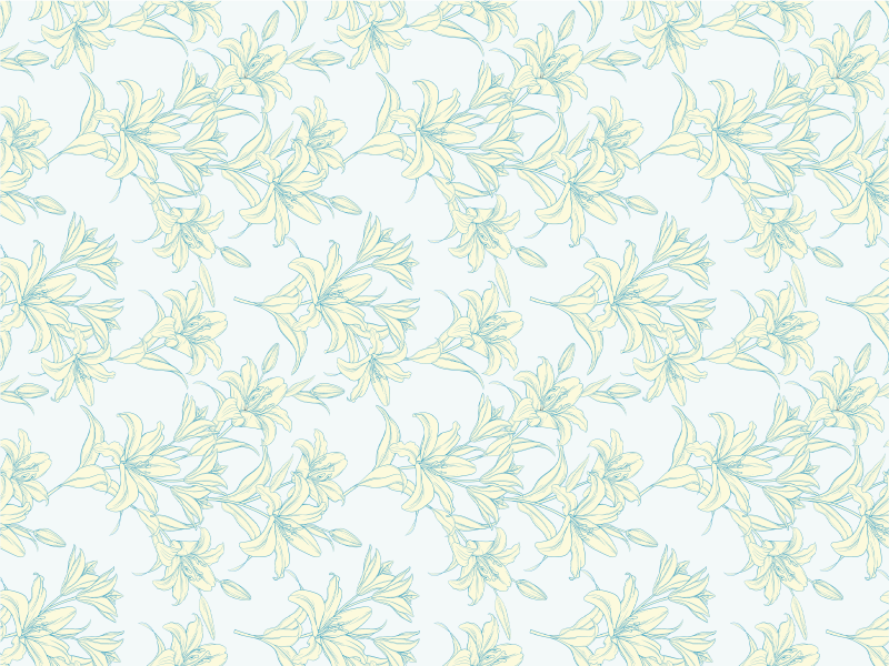 Gentle Blossom Motif kids vinyl carpet - TenStickers