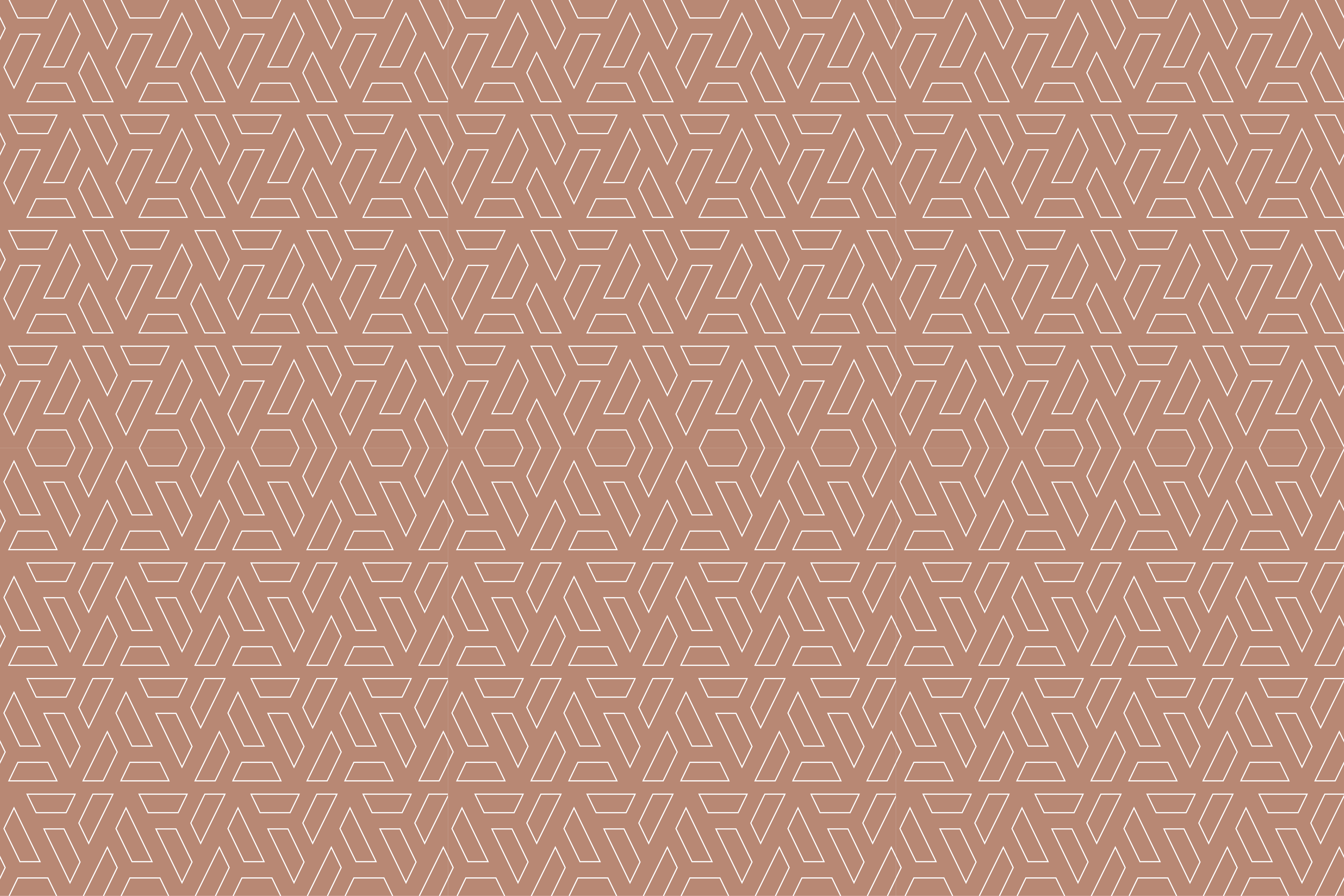 Stylish brown element geometric vinyl carpet - TenStickers