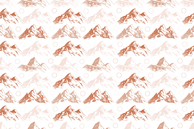 Mountain Pattern nature vinyl carpet - TenStickers