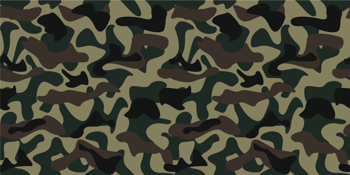 Camouflage Pattern animal print vinyl carpet - TenStickers