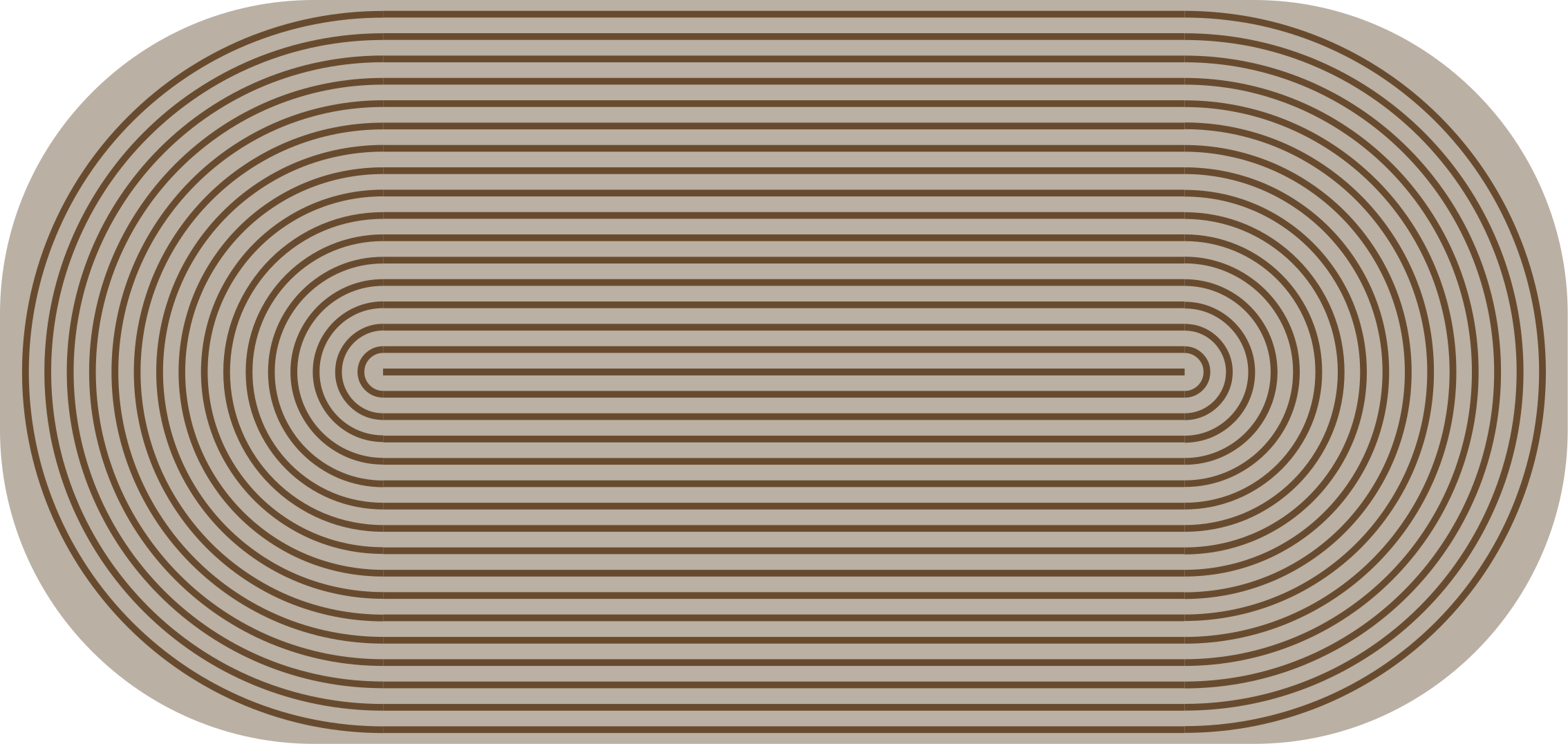 Contour Lines striped vinyl carpet - TenStickers
