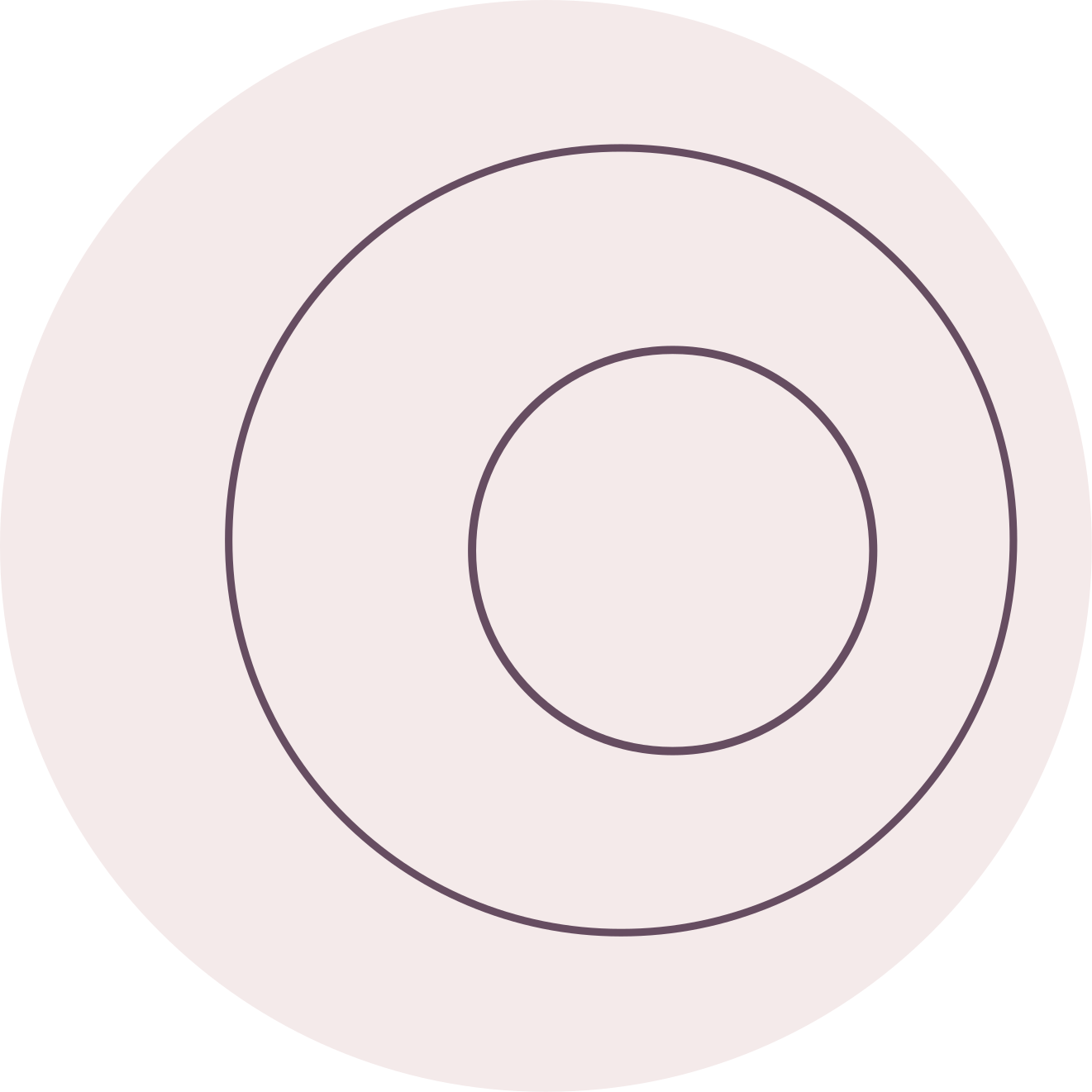 Minimalist Circular Arrangement minimalist vinyl carpet - TenStickers