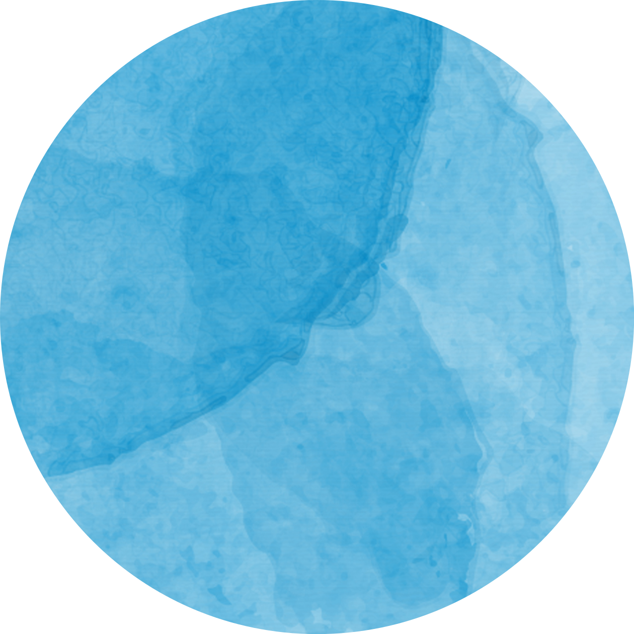 Abstract Blue Circular Design minimalist vinyl carpet - TenStickers
