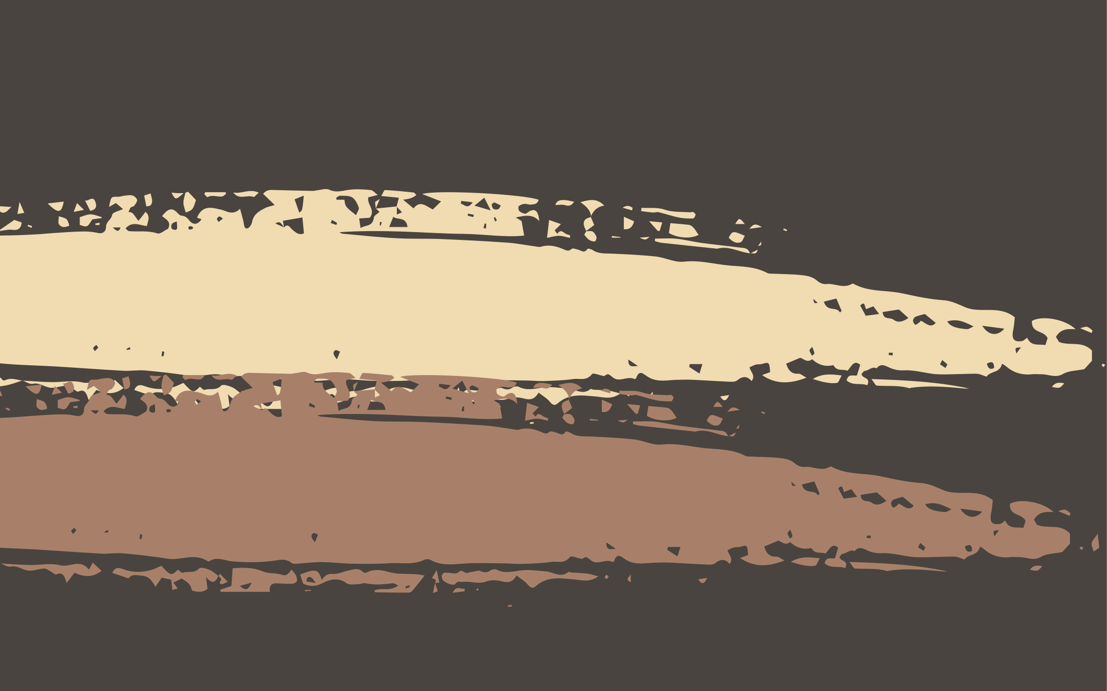 Abstract Textured Stripe brown vinyl carpet - TenStickers