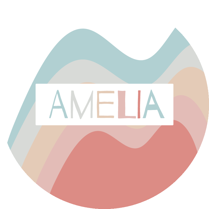 "Boho" rainbow waves kids rug - TenStickers