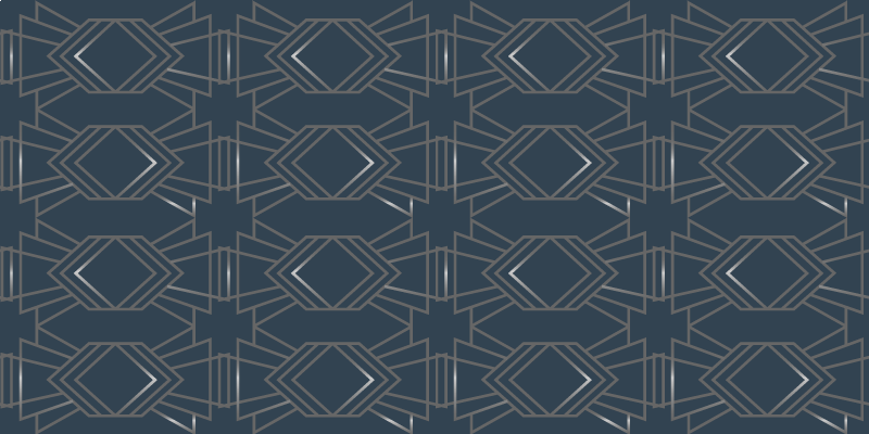 Blue and pink vintage shapes geometric rugs - TenStickers