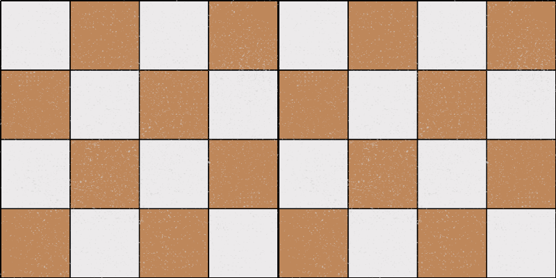 Checkerboard Pattern Decor kitchen vinyl carpet - TenStickers