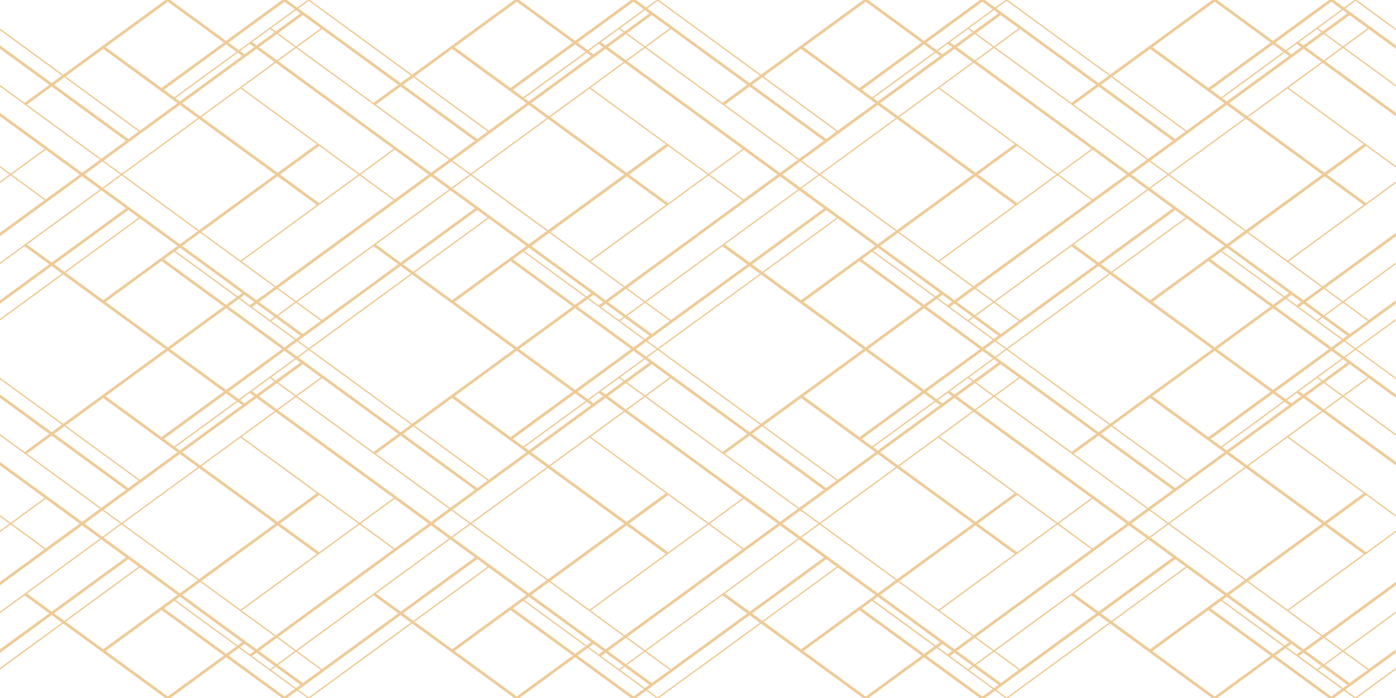 Golden irregular lines over white room rug - TenStickers