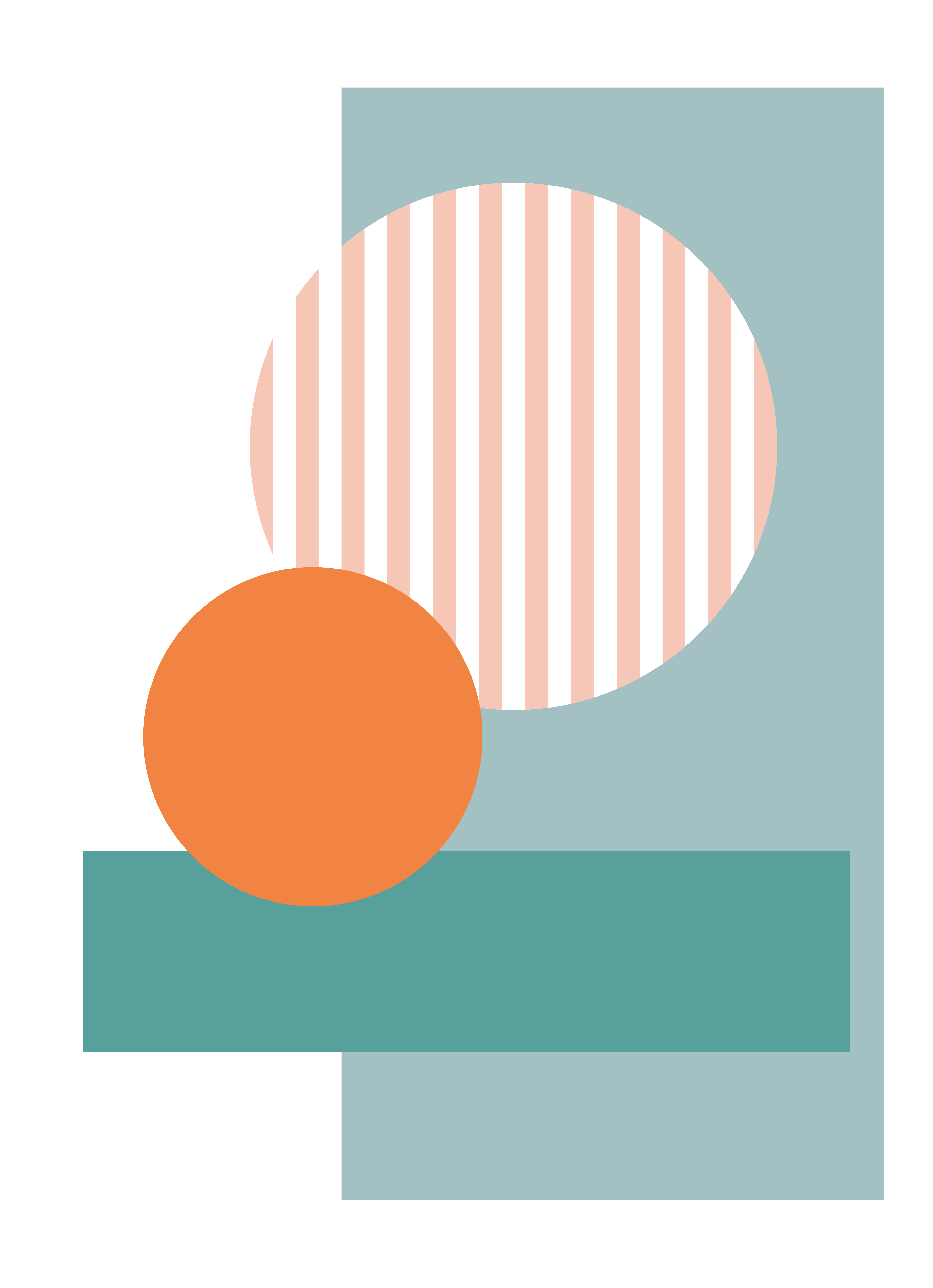 Sunny Geometric Circles modern vinyl carpet - TenStickers