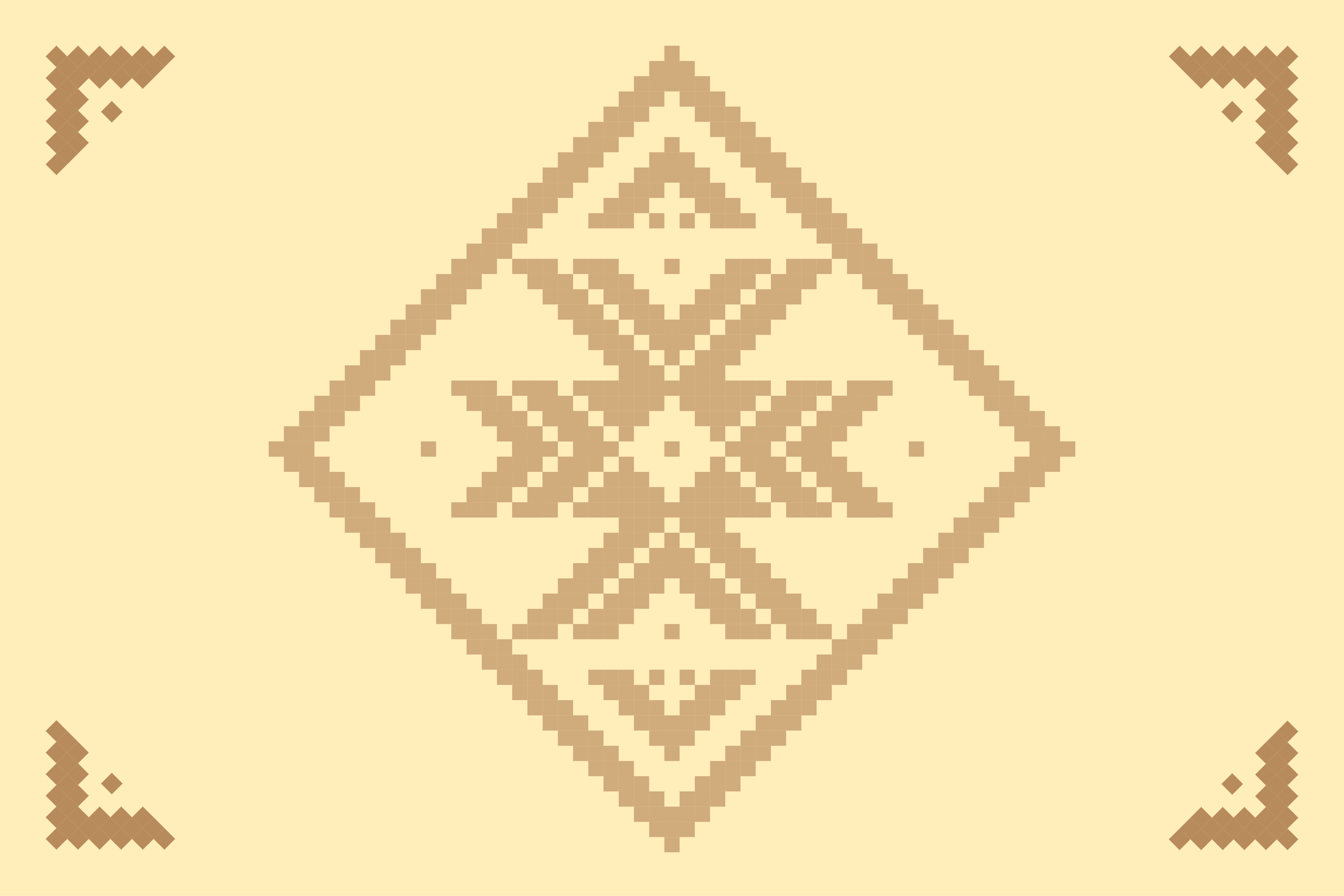 Elegant geometric contrast living room vinyl carpet - TenStickers