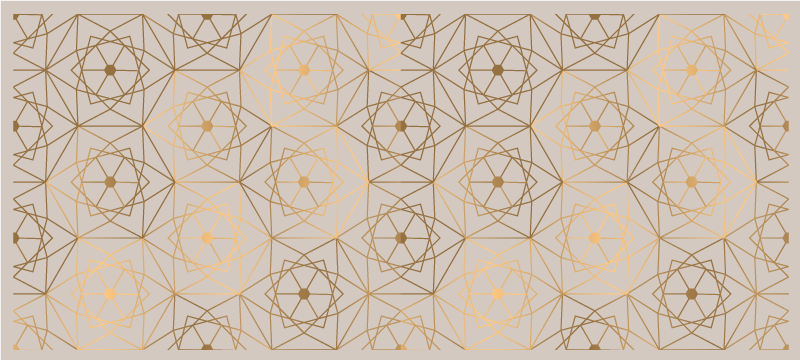 Abstract pattern of lines geometric rug - TenStickers