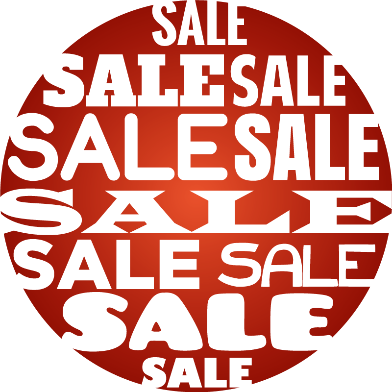 Circular shape sales vinyl red rug - TenStickers