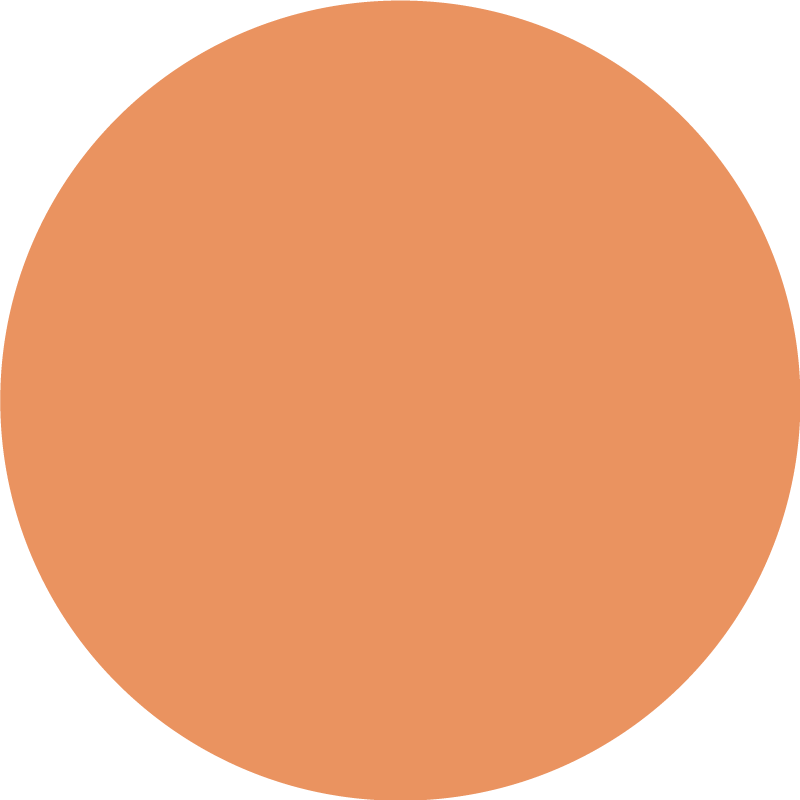 "Apricot Crush" circular vinyl carpet - TenStickers