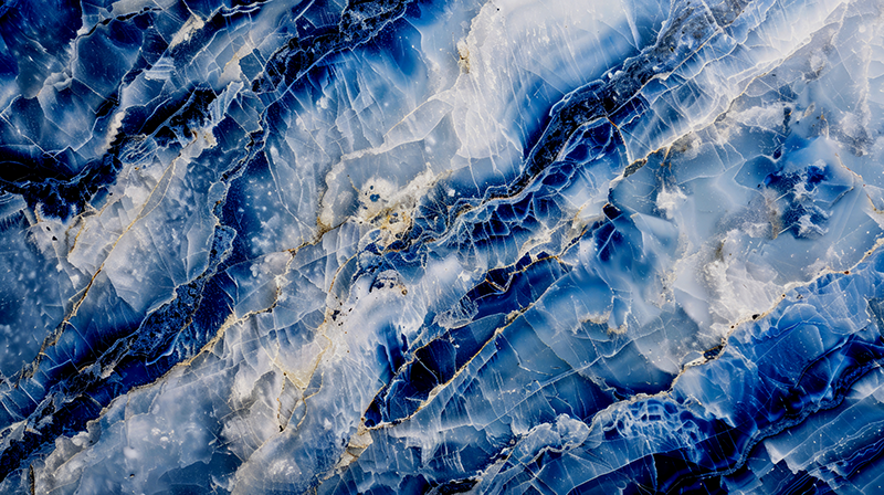 Dark blue marble vinyl carpet - TenStickers