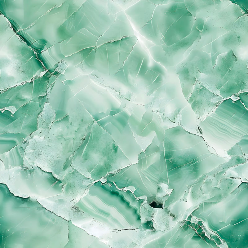 Green pastel color marble vinyl carpet - TenStickers