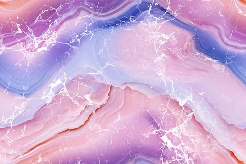 Purple & pink shades marble vinyl carpet - TenStickers
