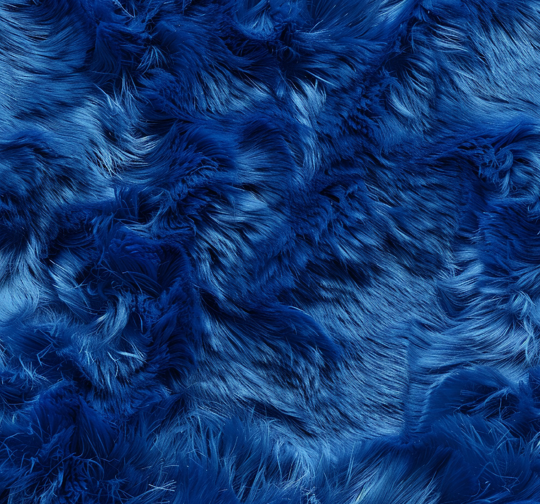 Wool shades  blue vinyl carpet - TenStickers