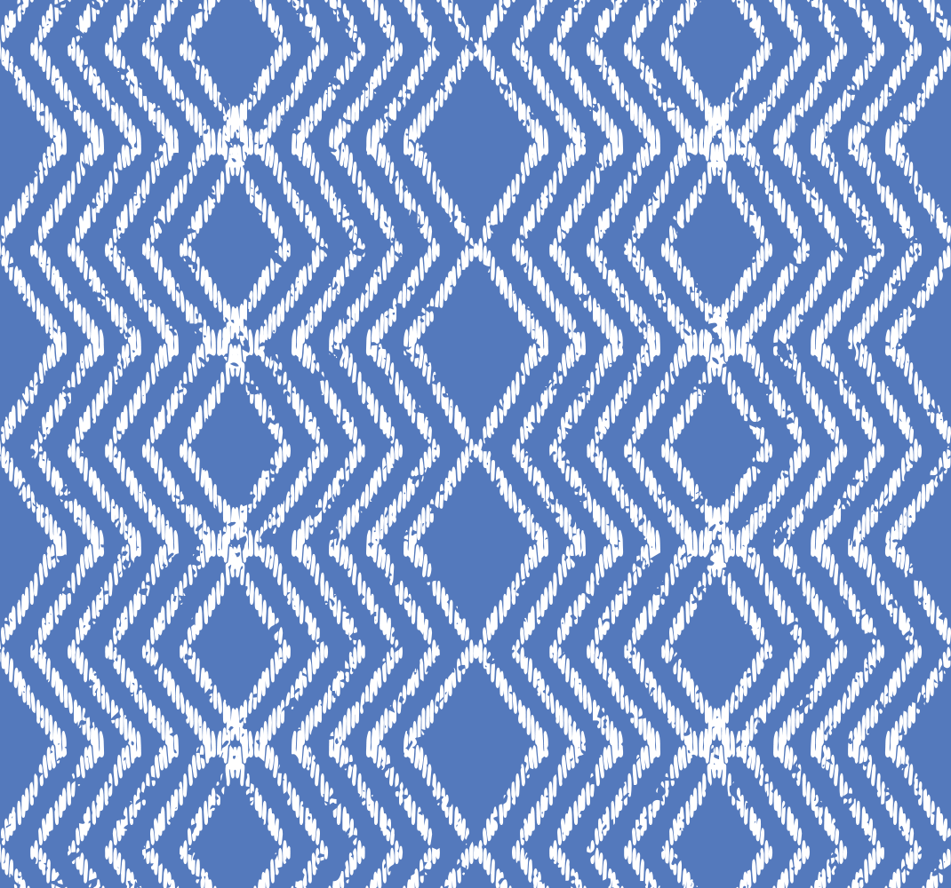 Zig Zag pattern blue vinyl carpet - TenStickers