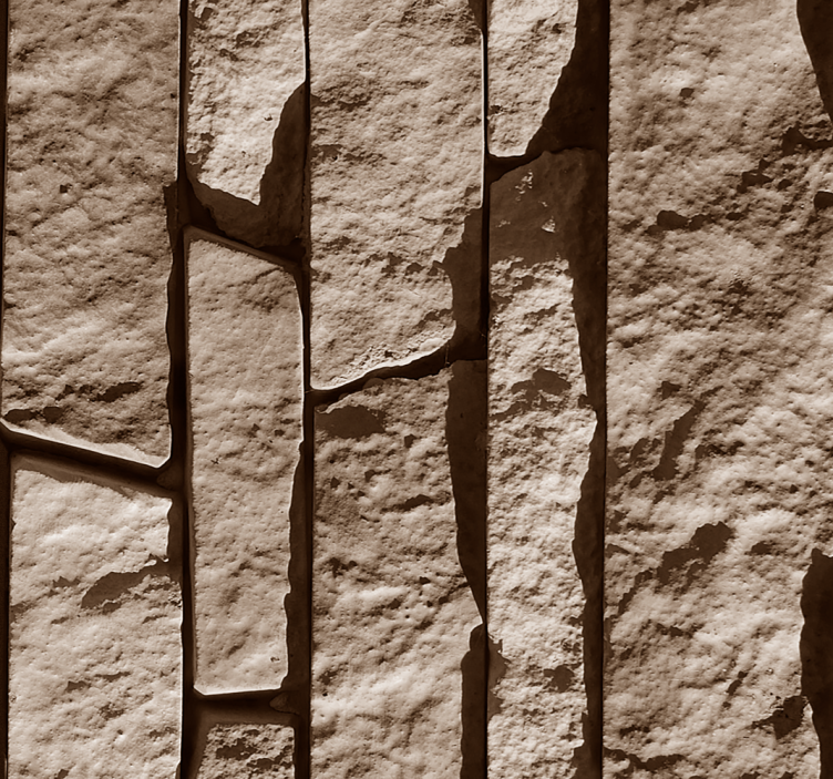 Stacked Stone Effect wallpaper patterns - TenStickers