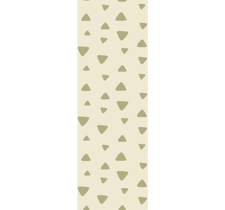 Simple beige pattern wallpaper triangles - TenStickers