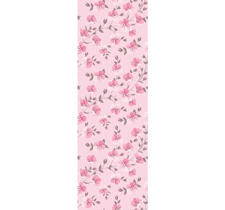 Pink Floral Arrangement flowers wallpaper - TenStickers