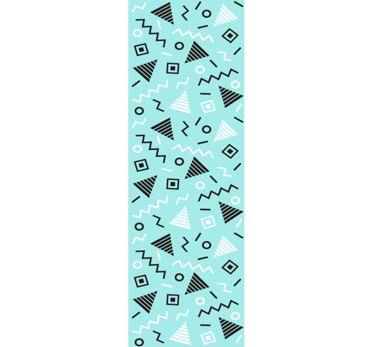 Fun modern Memphis wallpaper geometric - TenStickers
