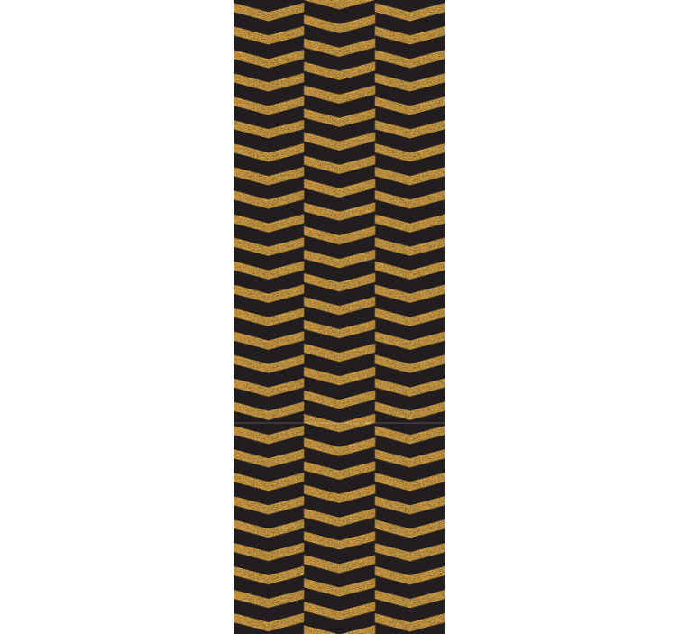 Chevron Stripe Design wallpaper geometric - TenStickers