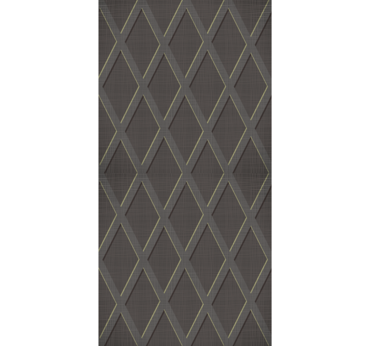 Diamond Grid Pattern wallpaper patterns - TenStickers