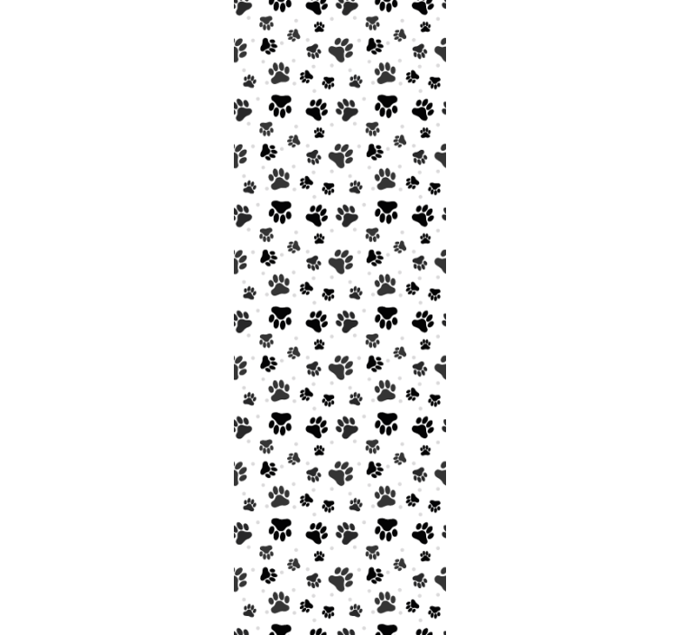 Paw Prints cute animal wallpaper - TenStickers