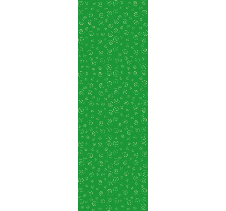 Spiraling Green Swirls wallpaper patterns - TenStickers