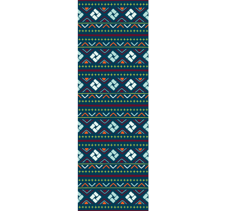 Wallpaper geometric color blocks - TenStickers