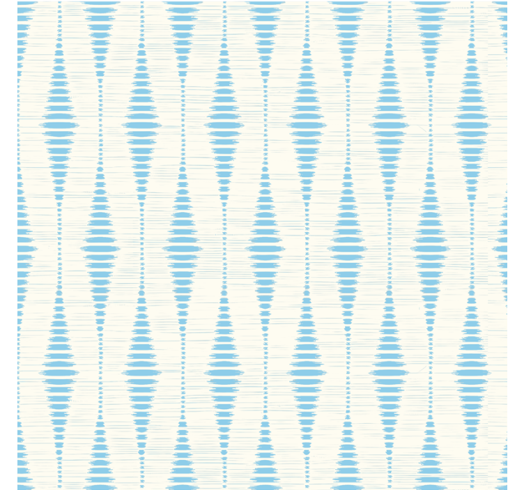 Light blue rabaul ikat geometric wallpaper - TenStickers
