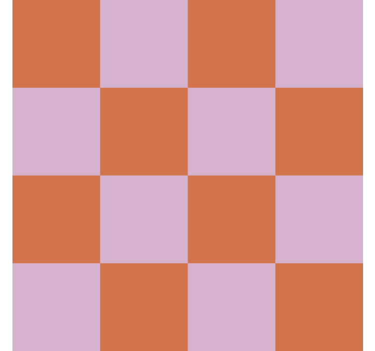 Orange shades motif tiles wallpaper - TenStickers