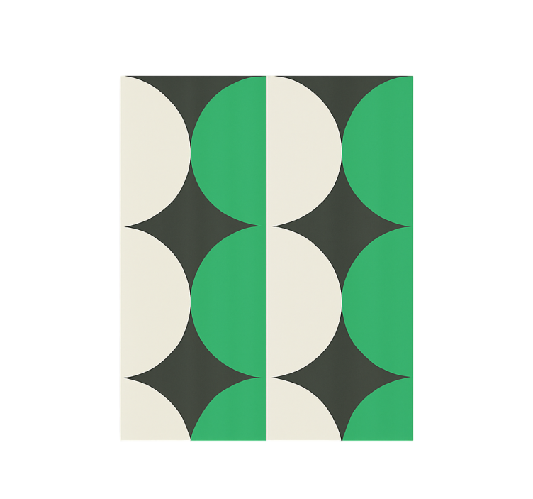 1970's emerald harmony other vintage wallpaper - TenStickers