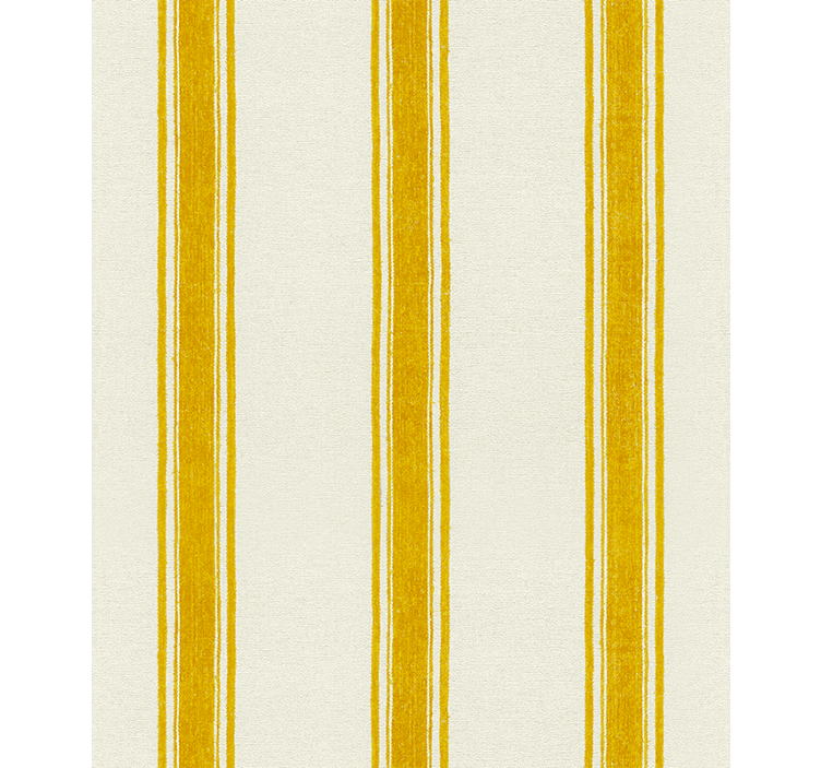 Geometric wallpaper vertical yellow lines - TenStickers